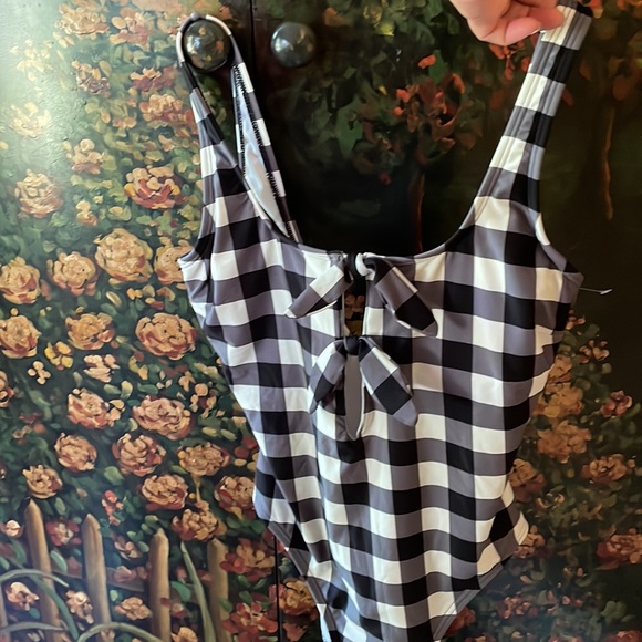 Kate Spade Women's Swim Kate Spade New York Bunny Gingham One Piece Swimsuit - Picture 3 of 5